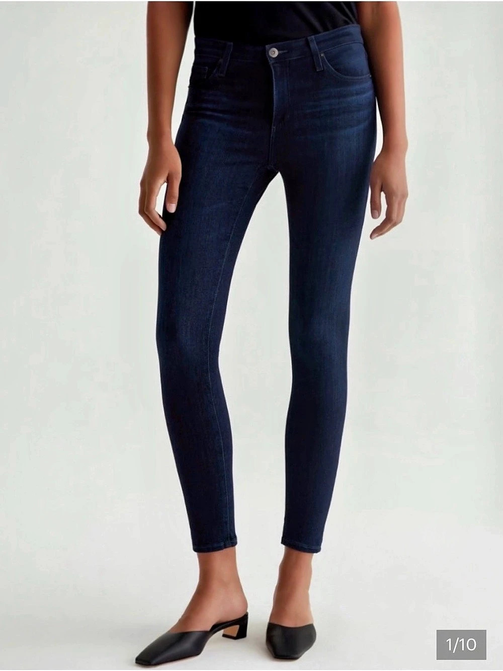AG Adriano Goldschmied The Legging Ankle Women's Skinny Jeans in Blue Like New-
